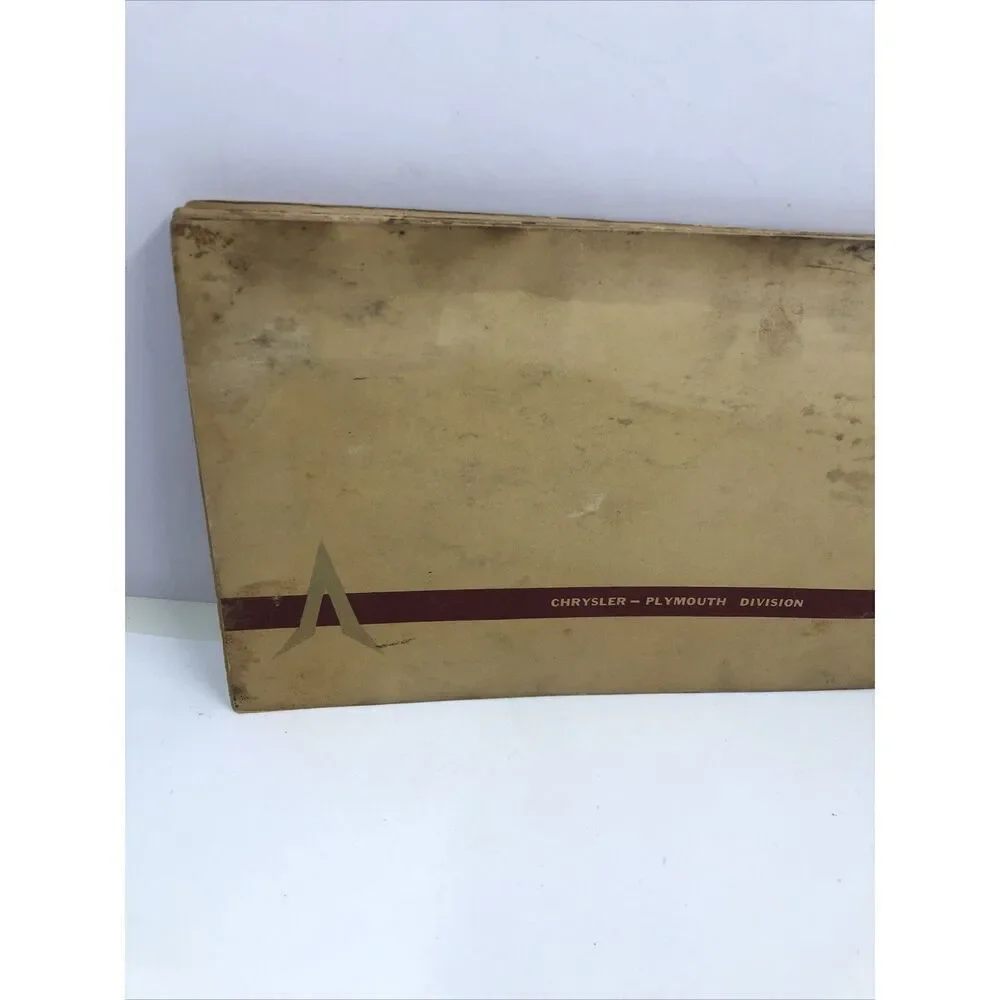 1962 Original Plymouth Owners Manual Guide. Vintage.  Please Read